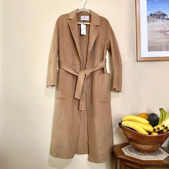 NWT Ecru Emissary | Andrea 100% Merino Wool Coat - Picture 3 of 16